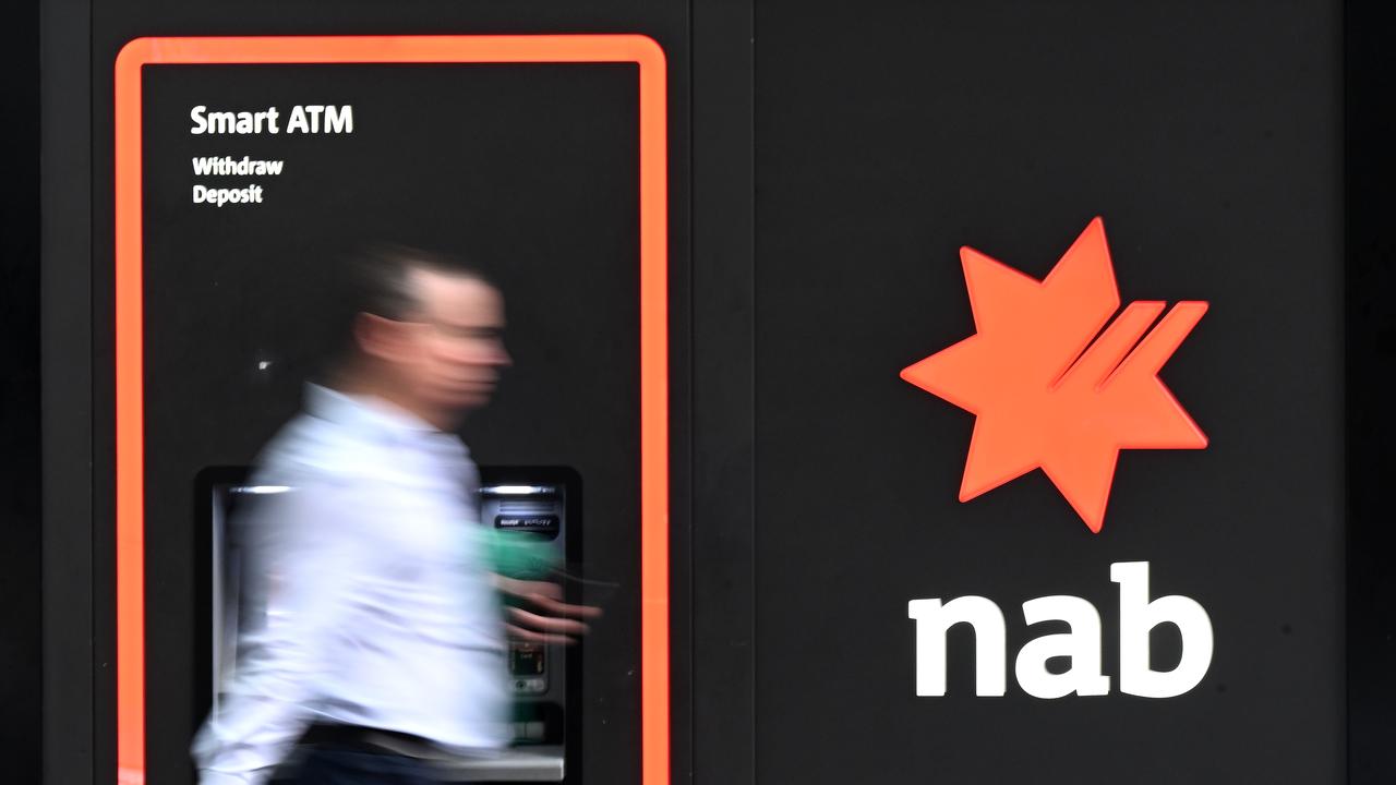 NAB bank signs