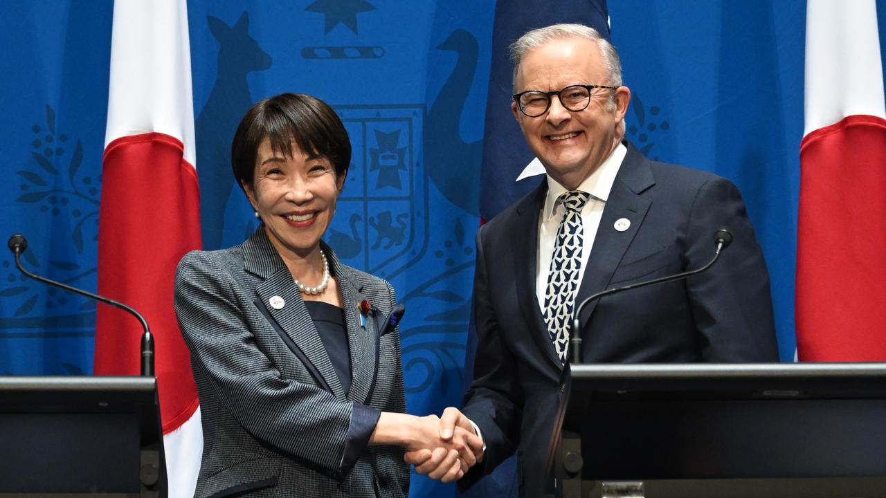 Sanae Takaichi and Anthony Albanese