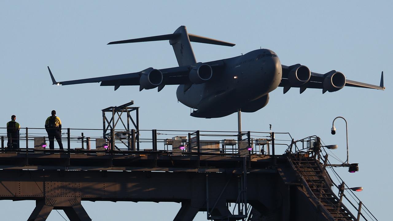 An Australian Air Force C-17A Globemaster III