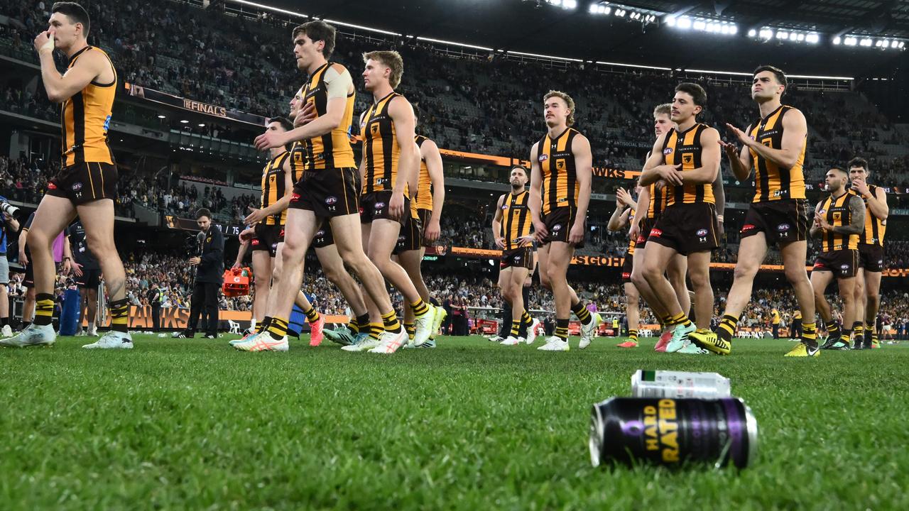 Angry fans threw drink bottles and cans