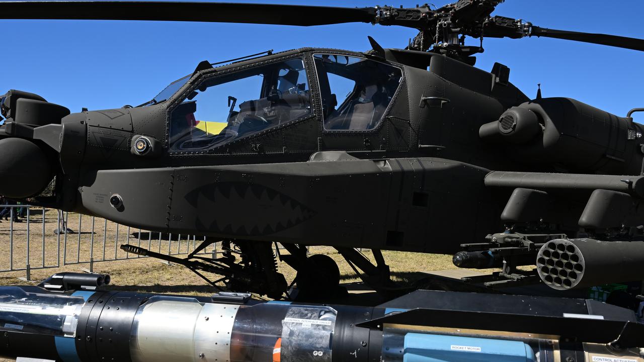 a US Apache helicopter was brought down by an Iranian attack drone