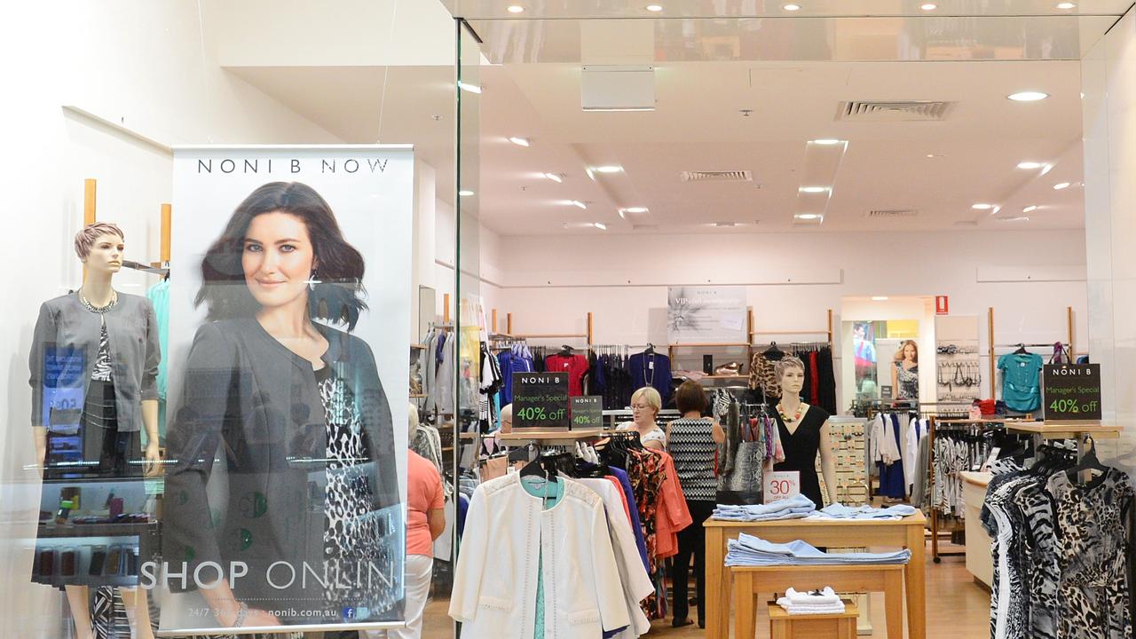 A Noni-B store at Helensvale shopping centre on the Gold Coast