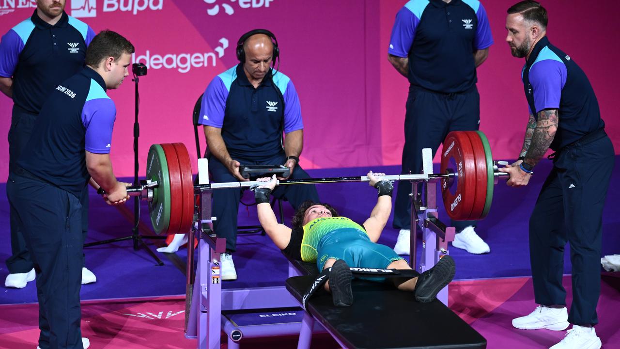 Daniel Bos of Australia competes in