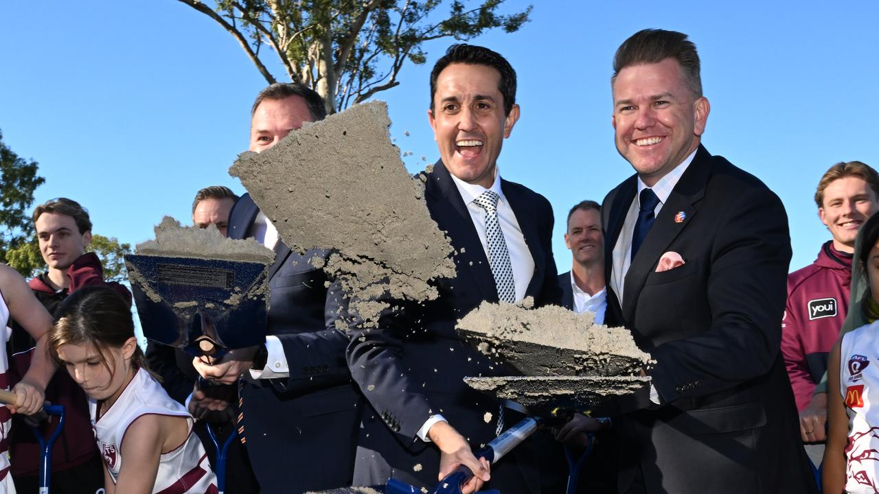 Queensland Premier David Crisafulli and Deputy Premier Jarrod Bleijie
