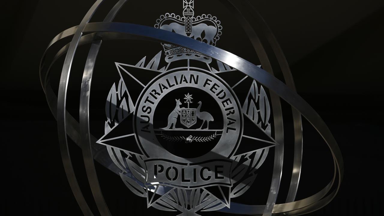 The Australian Federal Police emblem (file image)