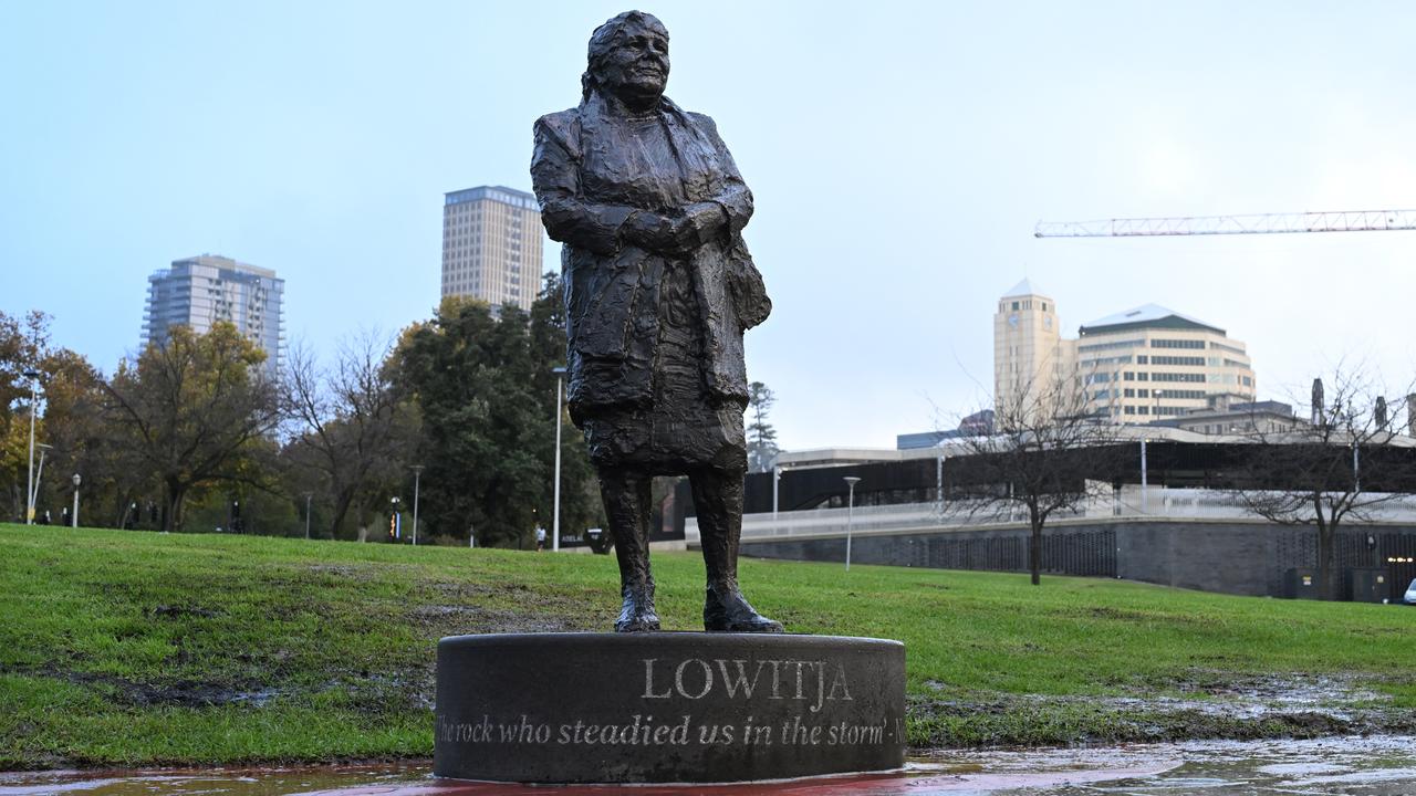 The Lowitja O'Donoghue statue in Adelaide (file image)