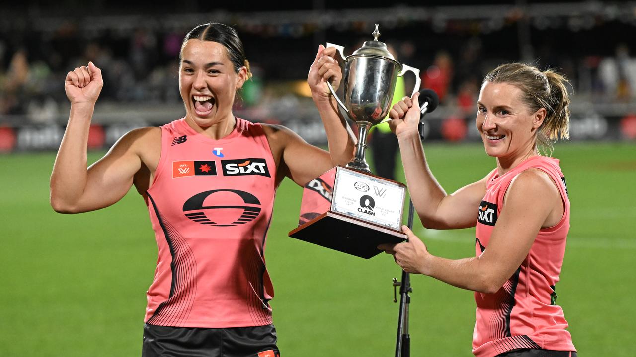 (L-R) Lucy Single and Niamh McLaughlin.