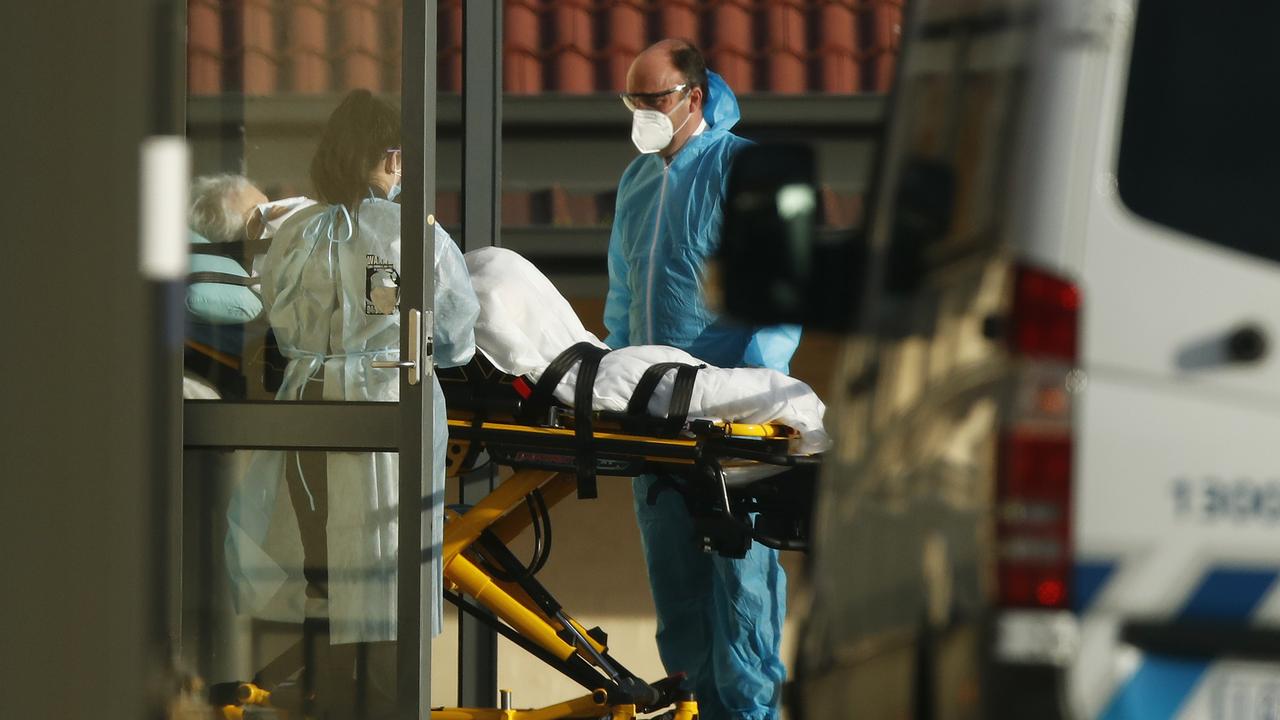 St Basil's patient being moved (file)