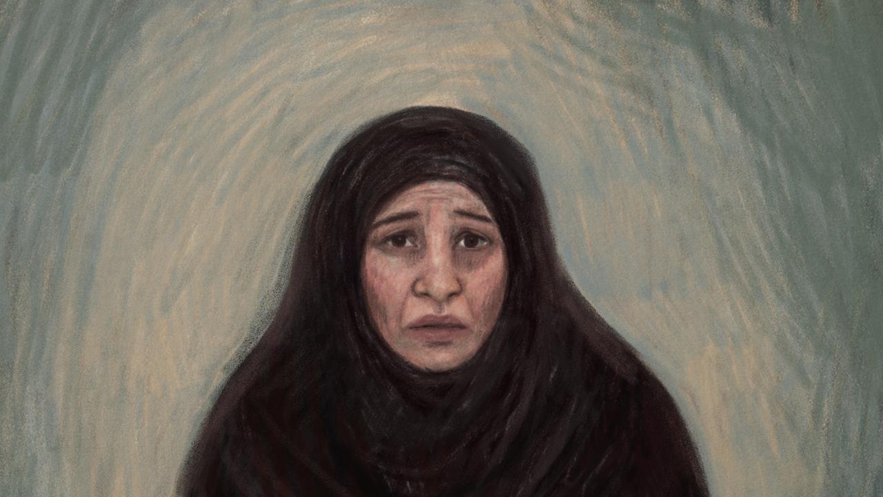 Zeinab Ahmad court sketch
