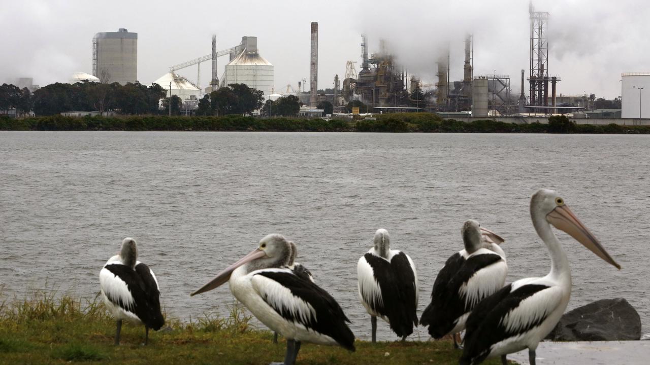 Orica's ammonium nitrate plant on Kooragang Island