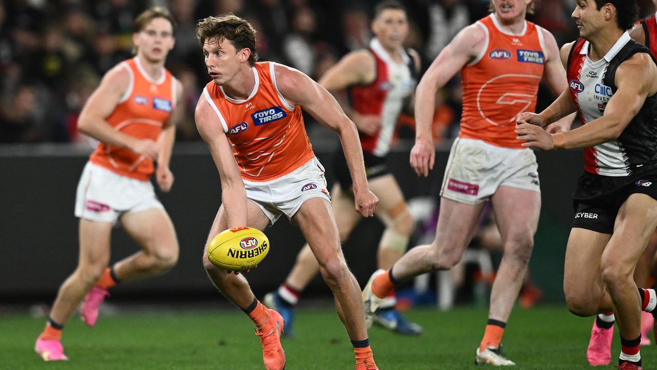 GWS defender Lachie Whitfield returns for the Giants.