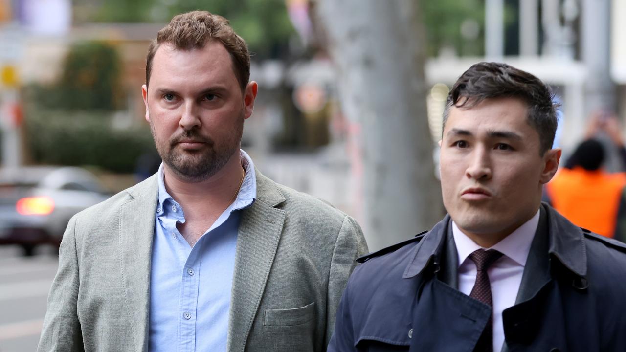Jeremy Greenwood leaving the ICAC