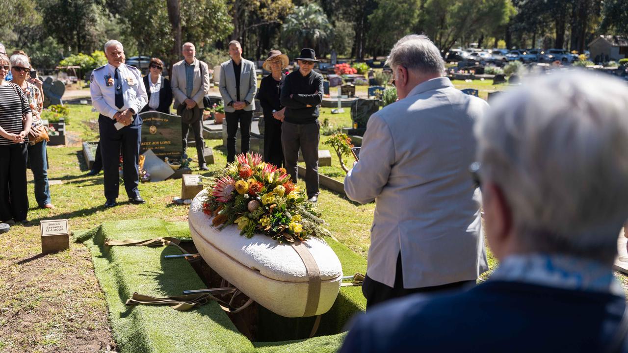 Australia's first mushroom coffin funeral