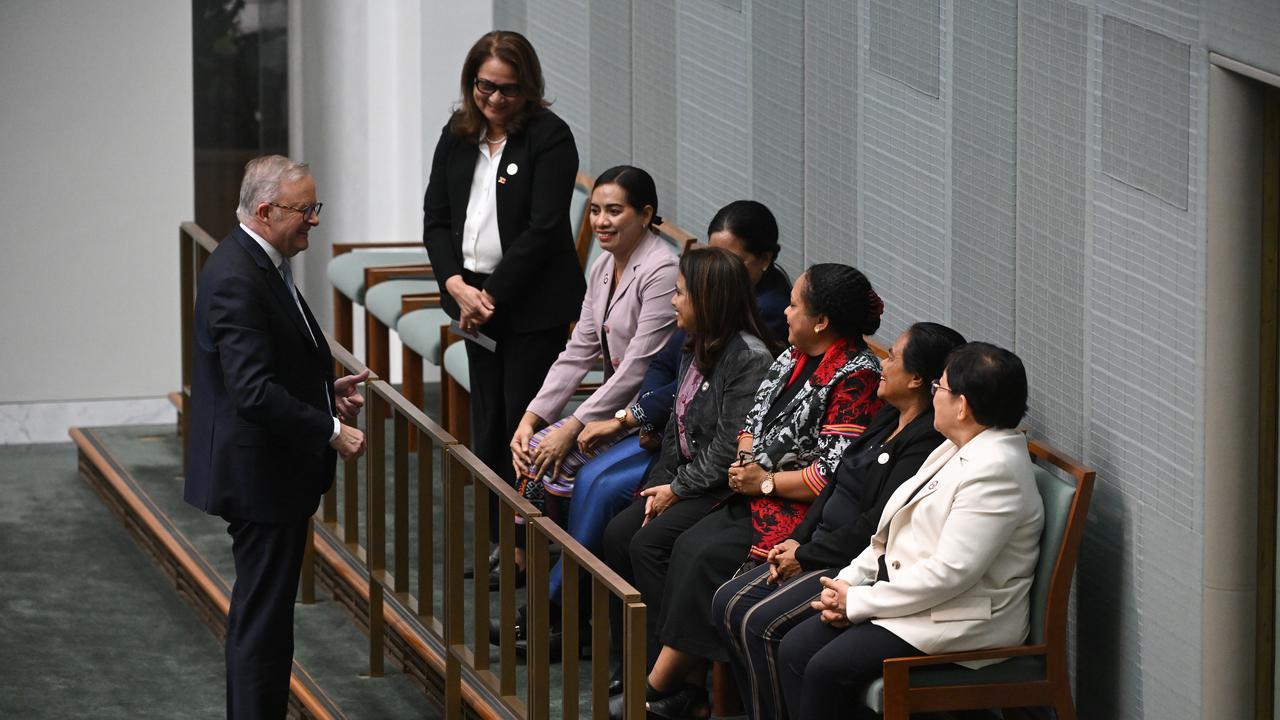 Timor delegation