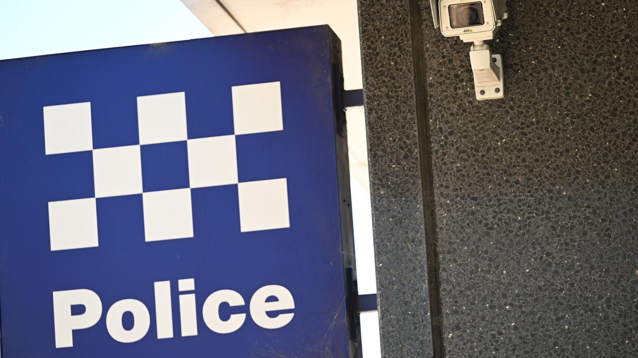 A police sign