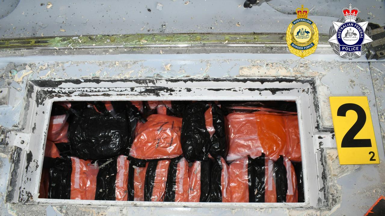 Meth hidden in machinery (file)