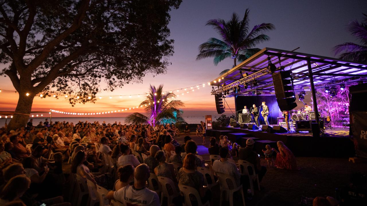 An outdoor event at the Darwin Festival
