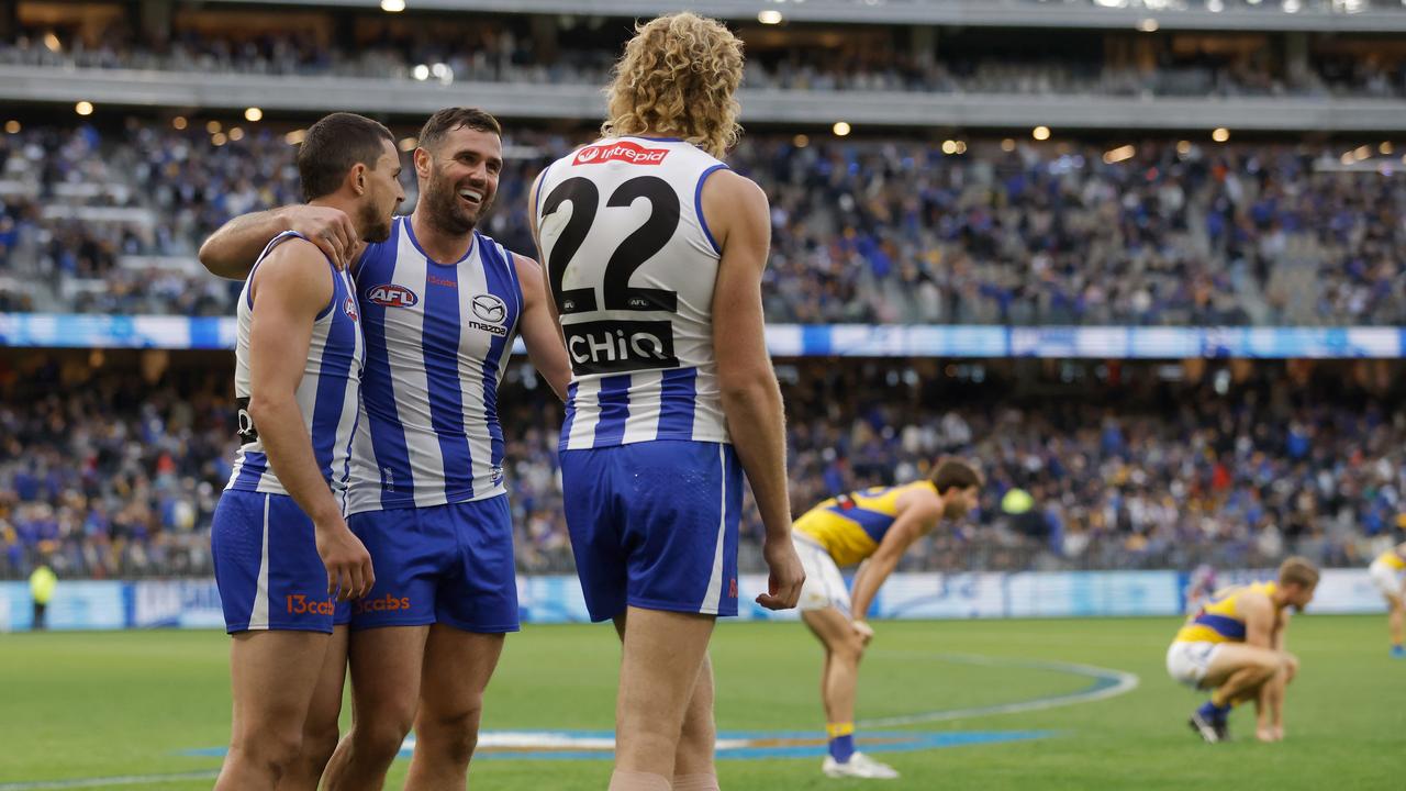 Happy Kangaroos players.