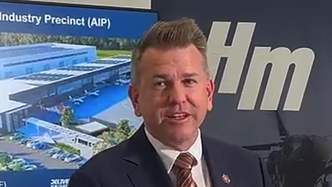 Queensland Deputy Premier Jarrod Bleijie speaks in Caloundra