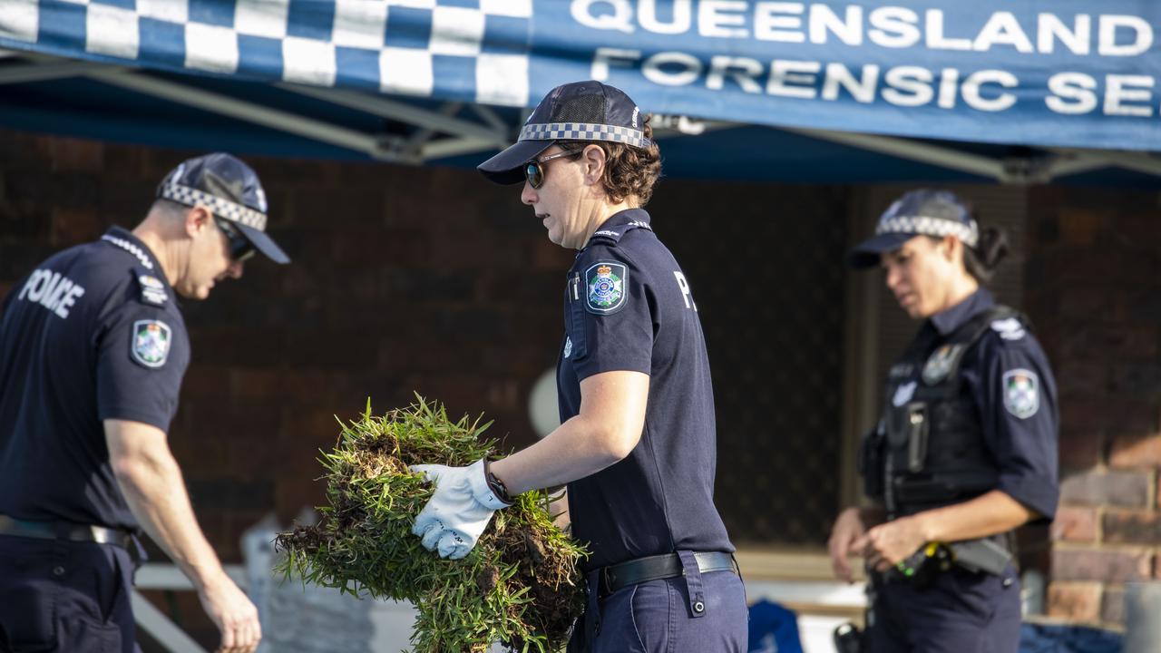 Police at the Bracken Ridge home (file)