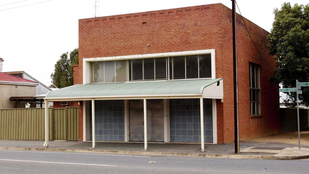 The former Snowtown bank building (file)
