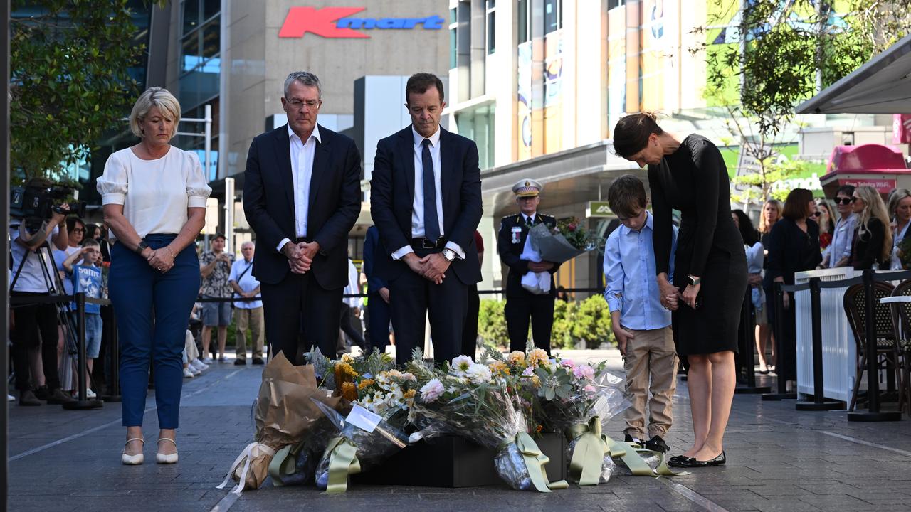 A memorial for the Bondi stabbing victims (file image)