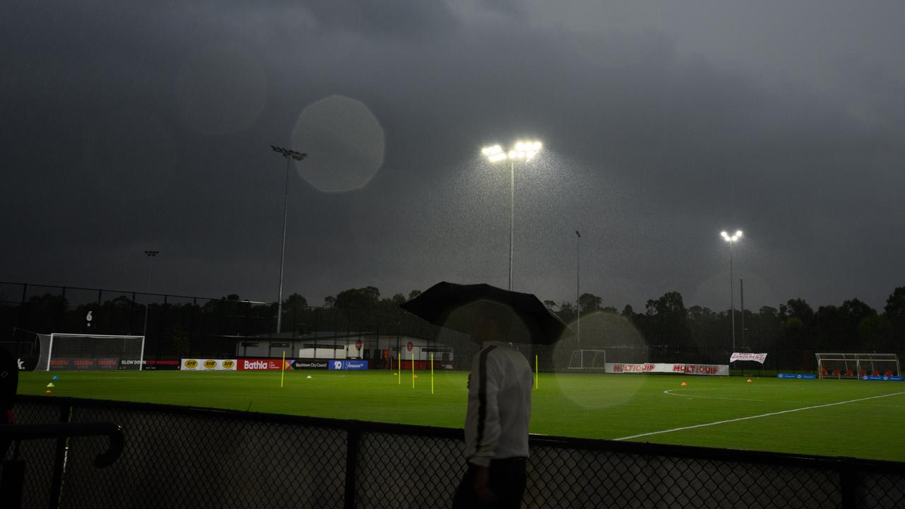 Heavy rain in Perth