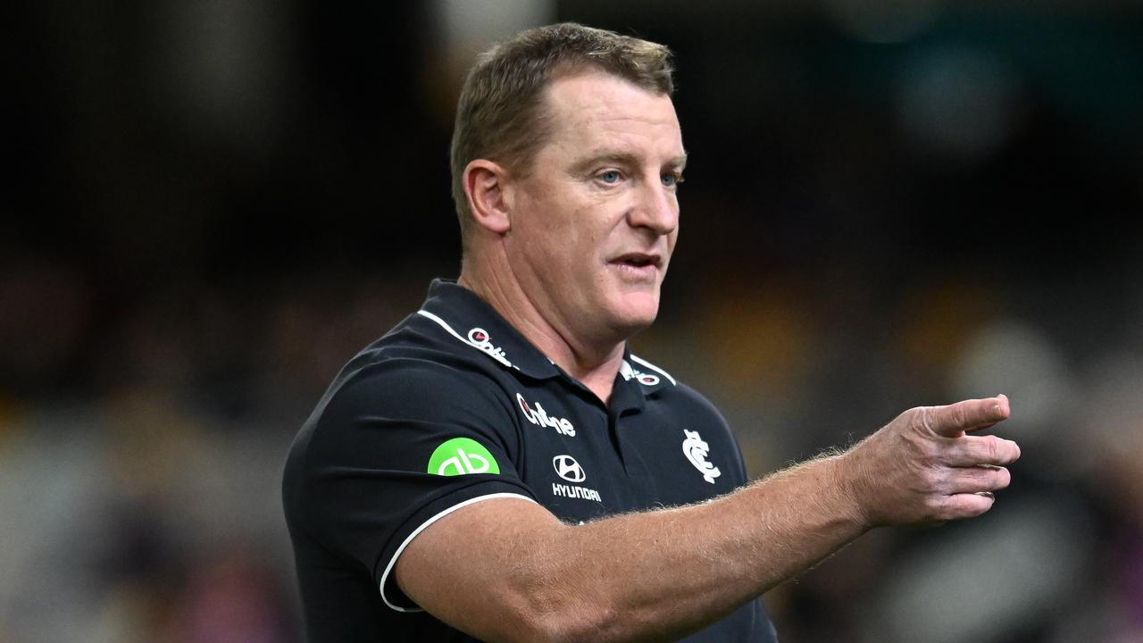 Former Carlton coach Michael Voss