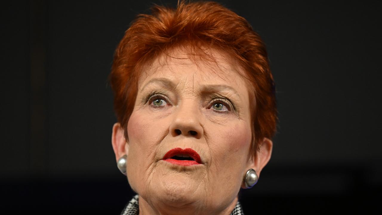 One Nation's Pauline Hanson