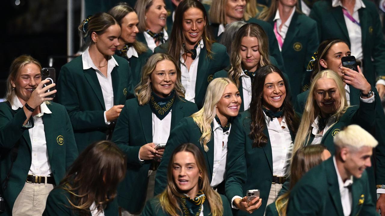 Australia's netballers enter
