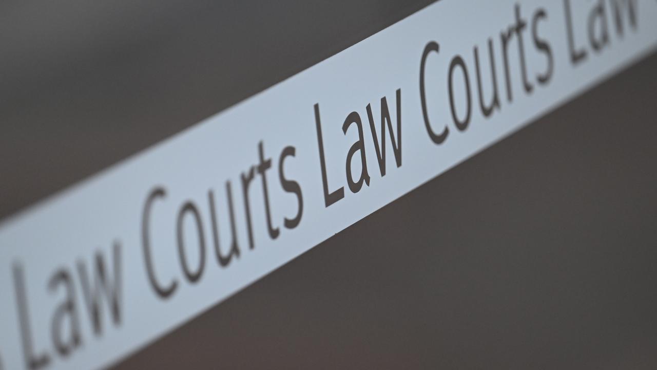 Law Courts signage (file image)