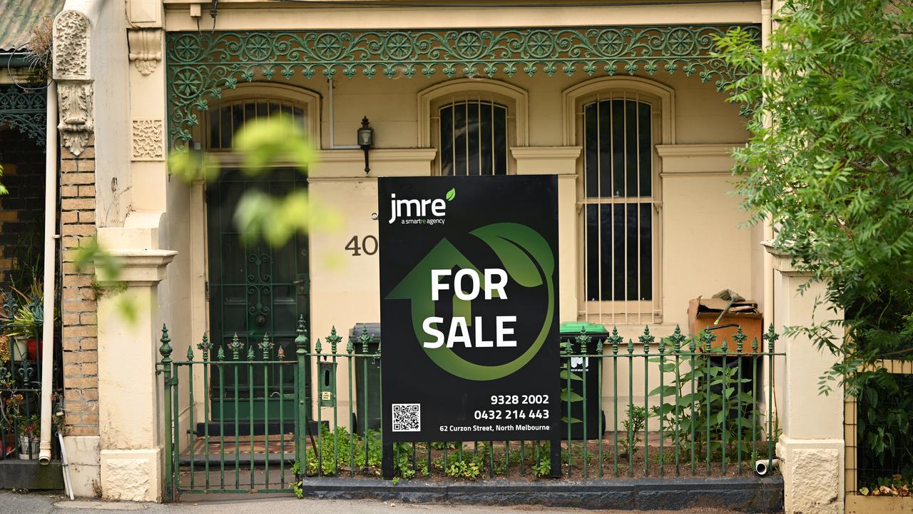 A for sale sign on a house (file image)