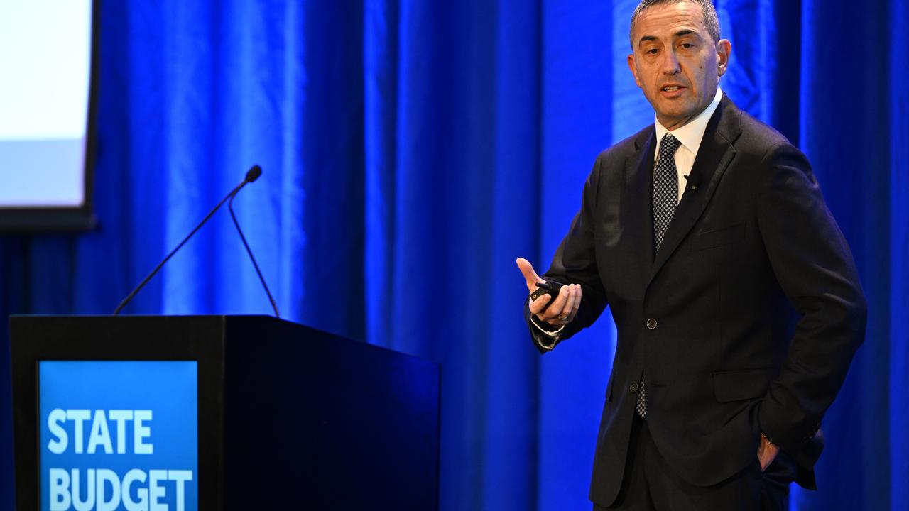 Tom Koutsantonis near lectern