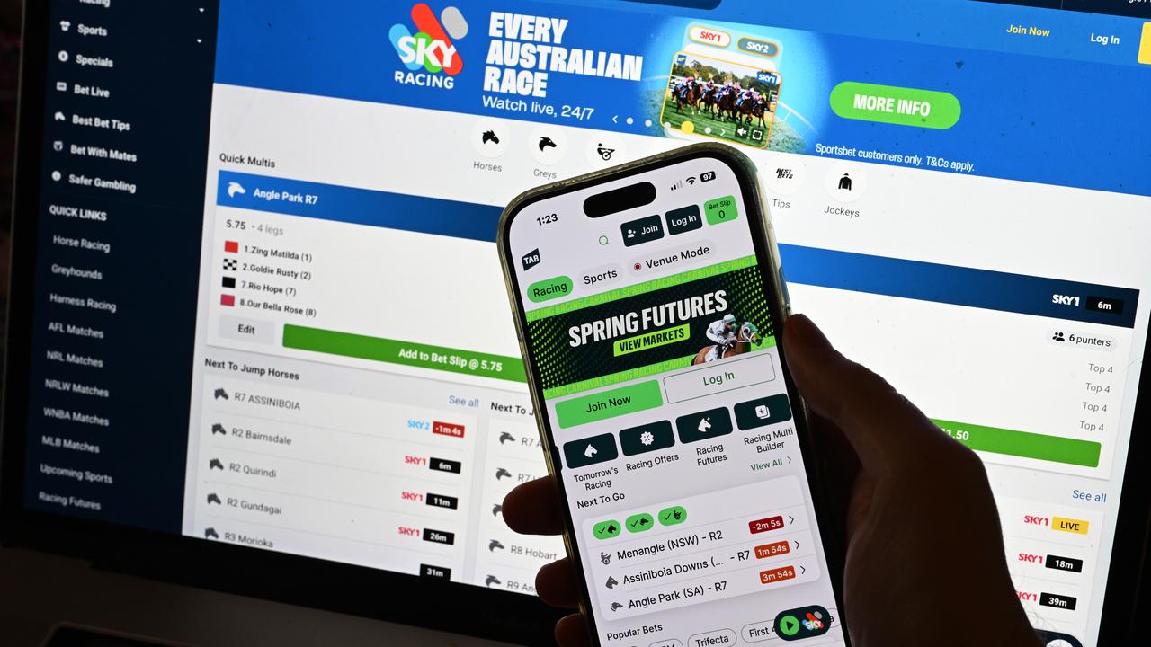 Sports gambling apps (file image)
