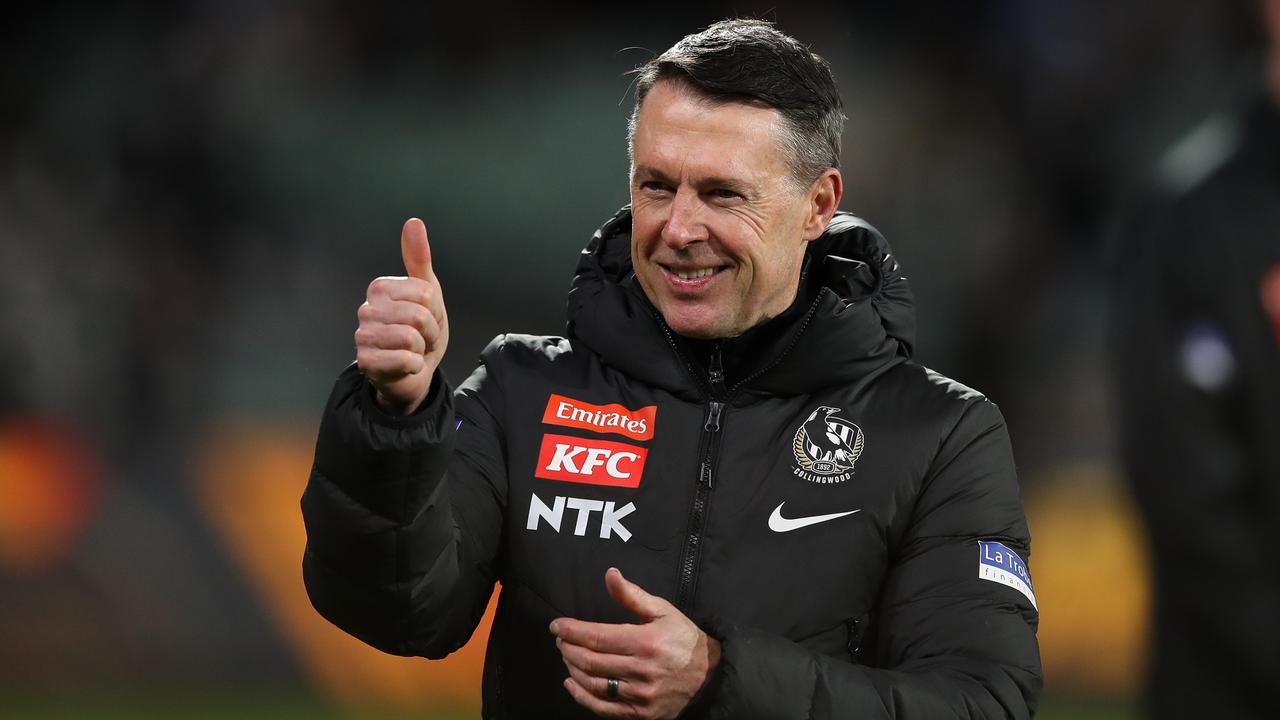 Collingwood coach Craig McRae