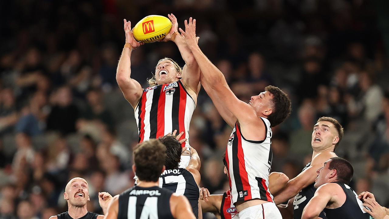 The Saints' Tom De Koning and Rowan Marshall