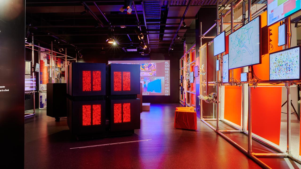 A view of the CM-2 at the National Communication Museum