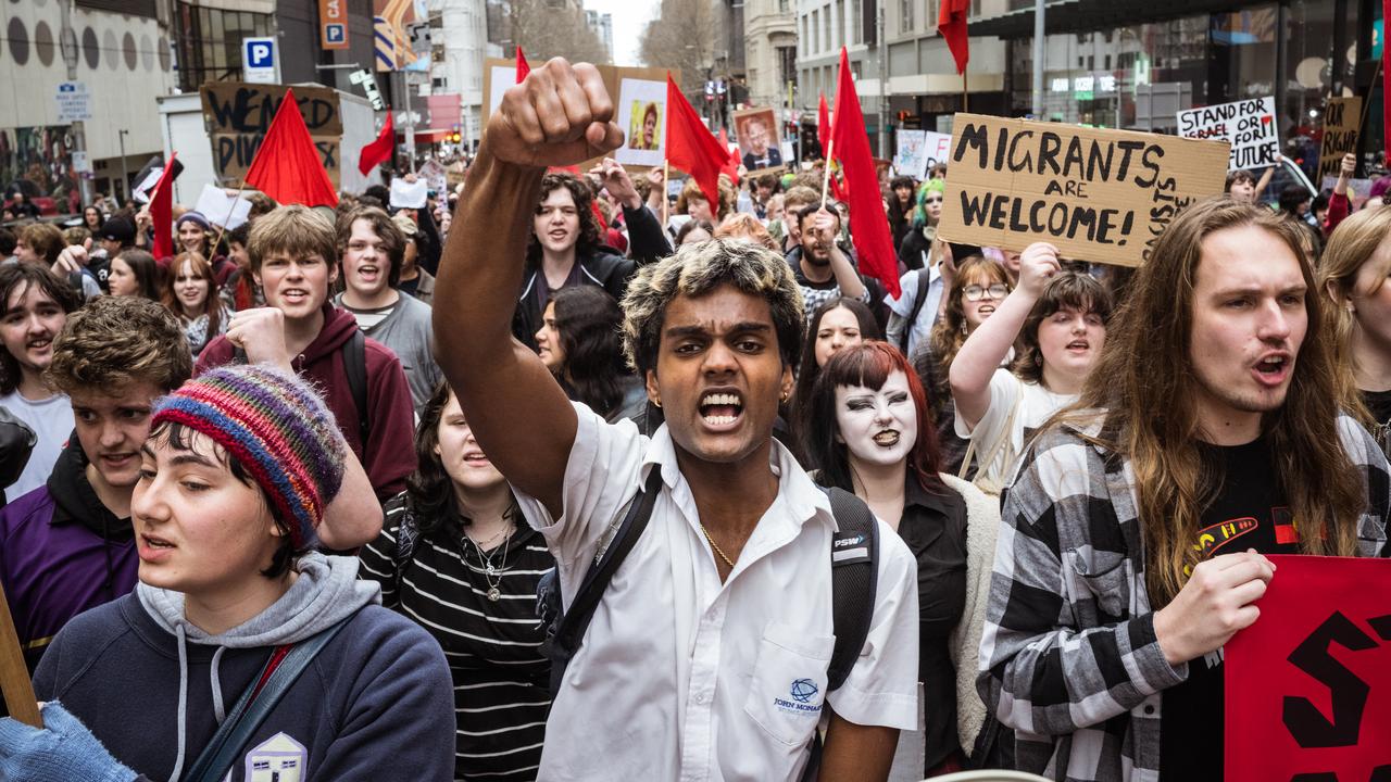 Pauline Hanson student protest