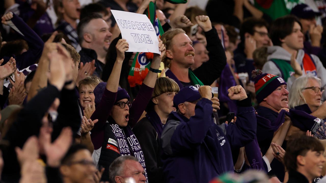 Fremantle fans.