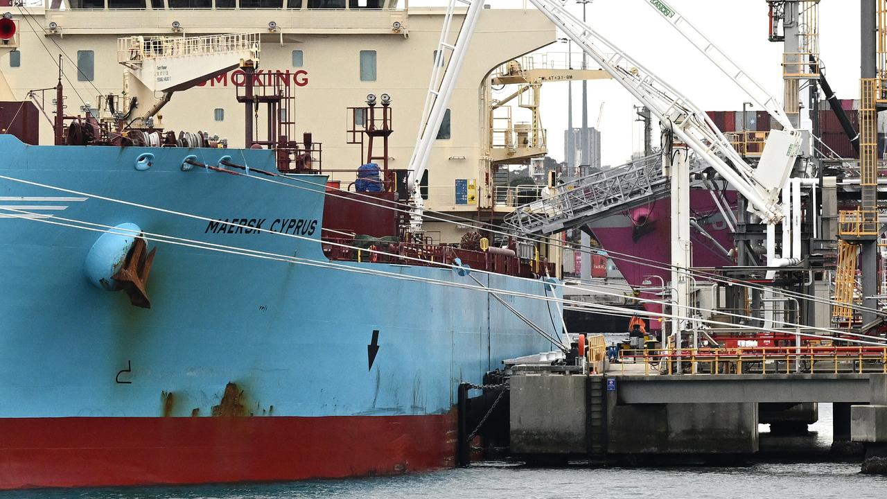 a bulk petroleum fuel ship