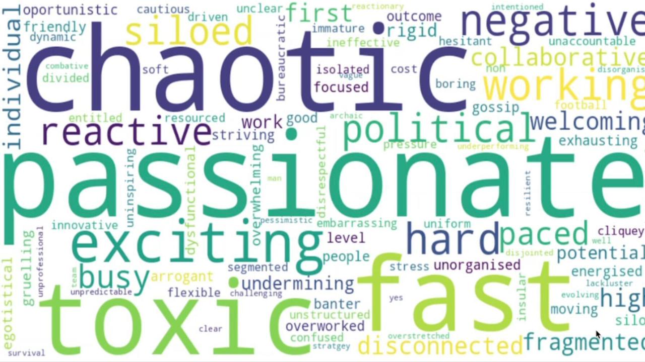 Word cloud.