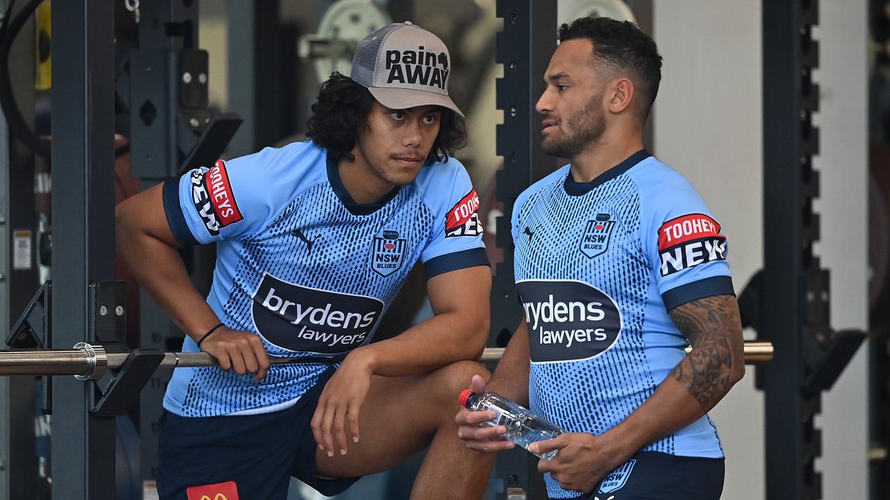 (L-R) Jarome Luai and Api Koroisau.