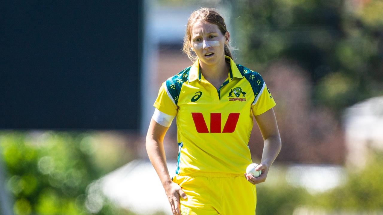Australia quick Darcie Brown has been sidelined with a back injury.