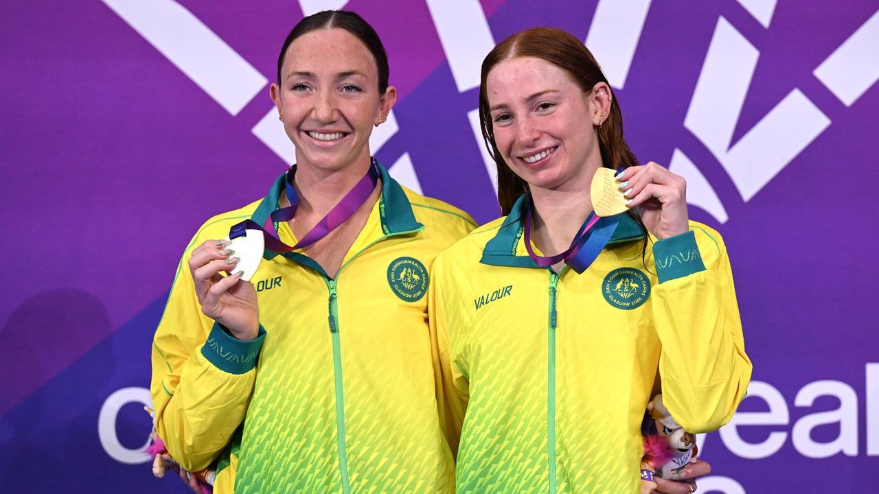 O'Callaghan (r), seen with teammate Lani Pallister.