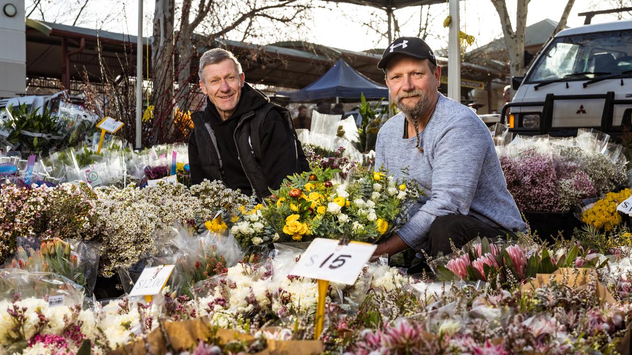 Flower vendors, Peter and Darren Malec