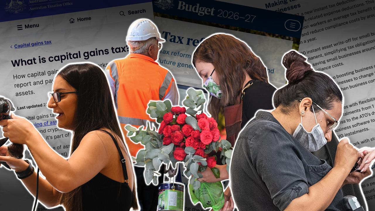 A composite of small business owners (file images)