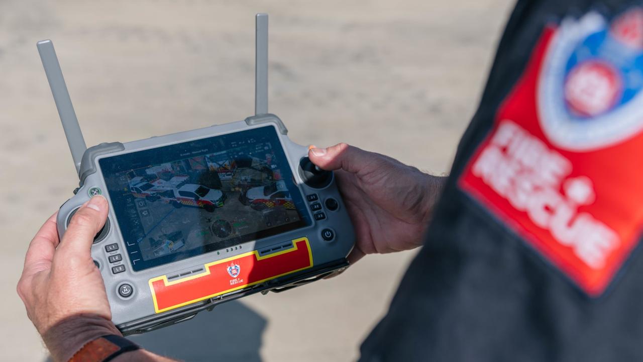A Fire and Rescue NSW drone