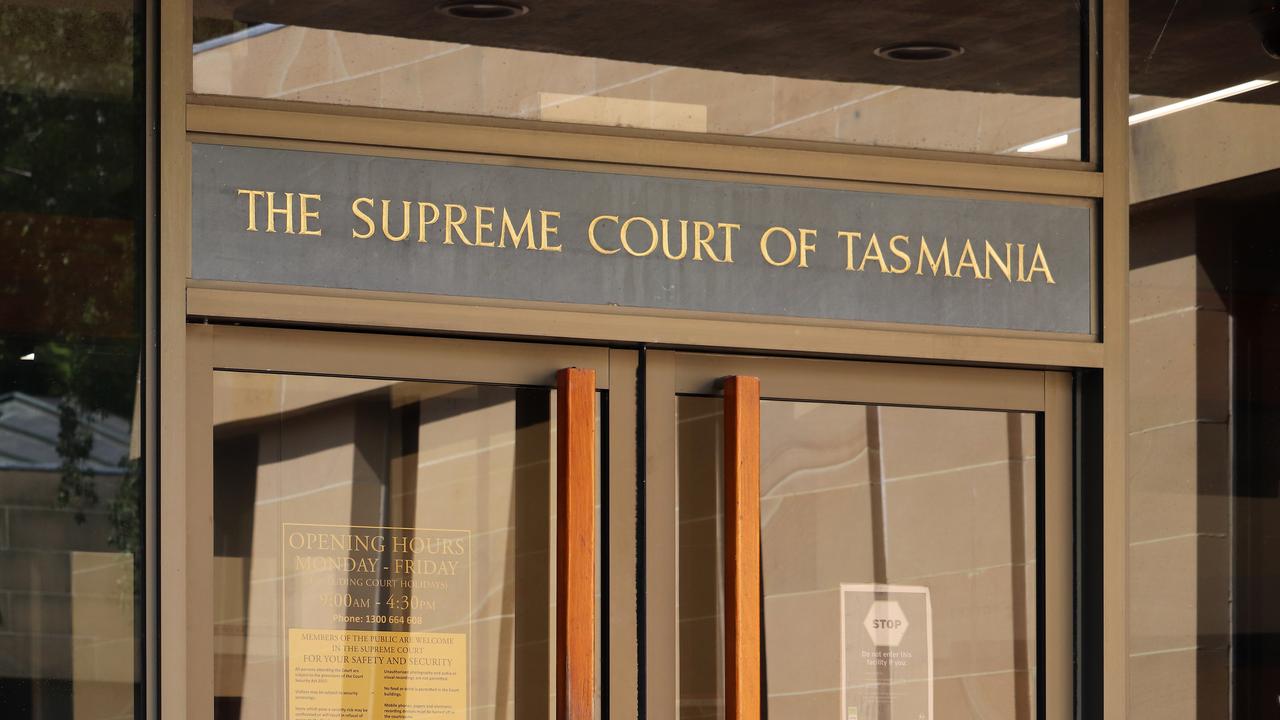 Signage for the Supreme Court of Tasmania (file image)