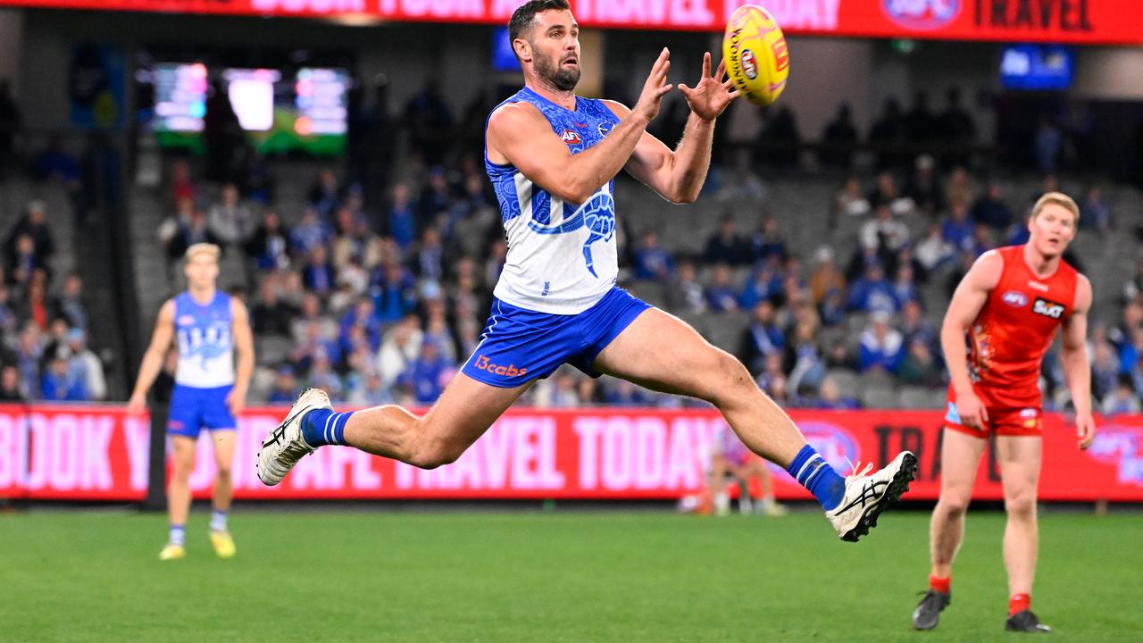 North Melbourne forward Jack Darling imposed himself with three goals.
