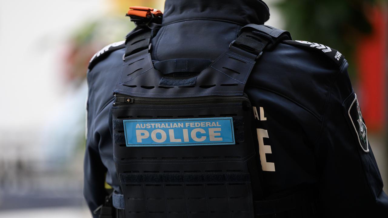 An Australian Federal Police officer (file image)